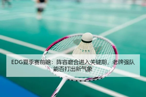 EDG夏季赛前瞻：阵容磨合进入关键期，老牌强队能否打出新气象
